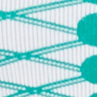 Seamless Geometric Print Crop Top