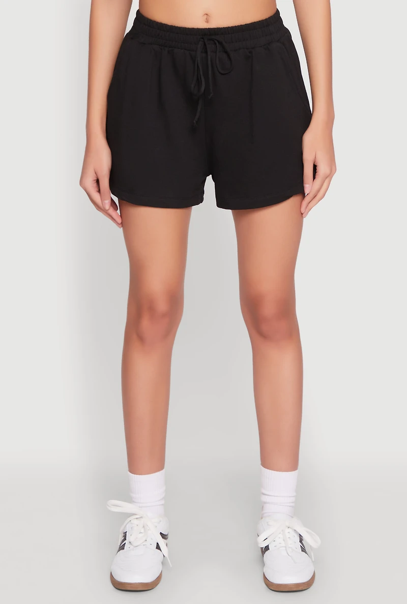 Womens Side Pocket Sweatshorts,