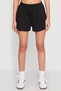 Womens Side Pocket Sweatshorts,