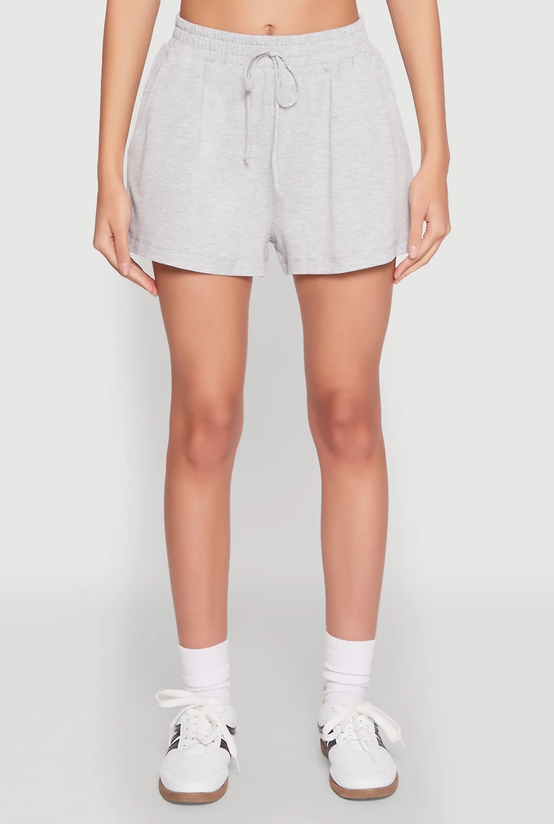 Womens Side Pocket Sweatshorts, M