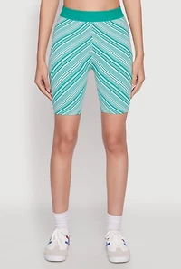 Seamless Patterned Biker Shorts