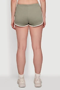 23 Graphic Drawstring Waist Dolphin Shorts