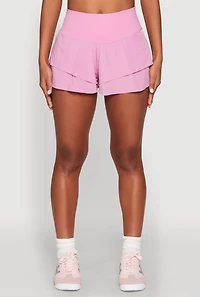 Tiered Active Shorts