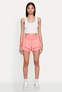 Tiered Active Shorts
