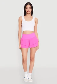 Tiered Active Shorts