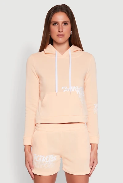 Womens Flawless Graphic Pullover Hoodie,