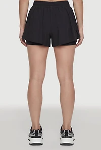 High Waisted Drawstring Running Shorts