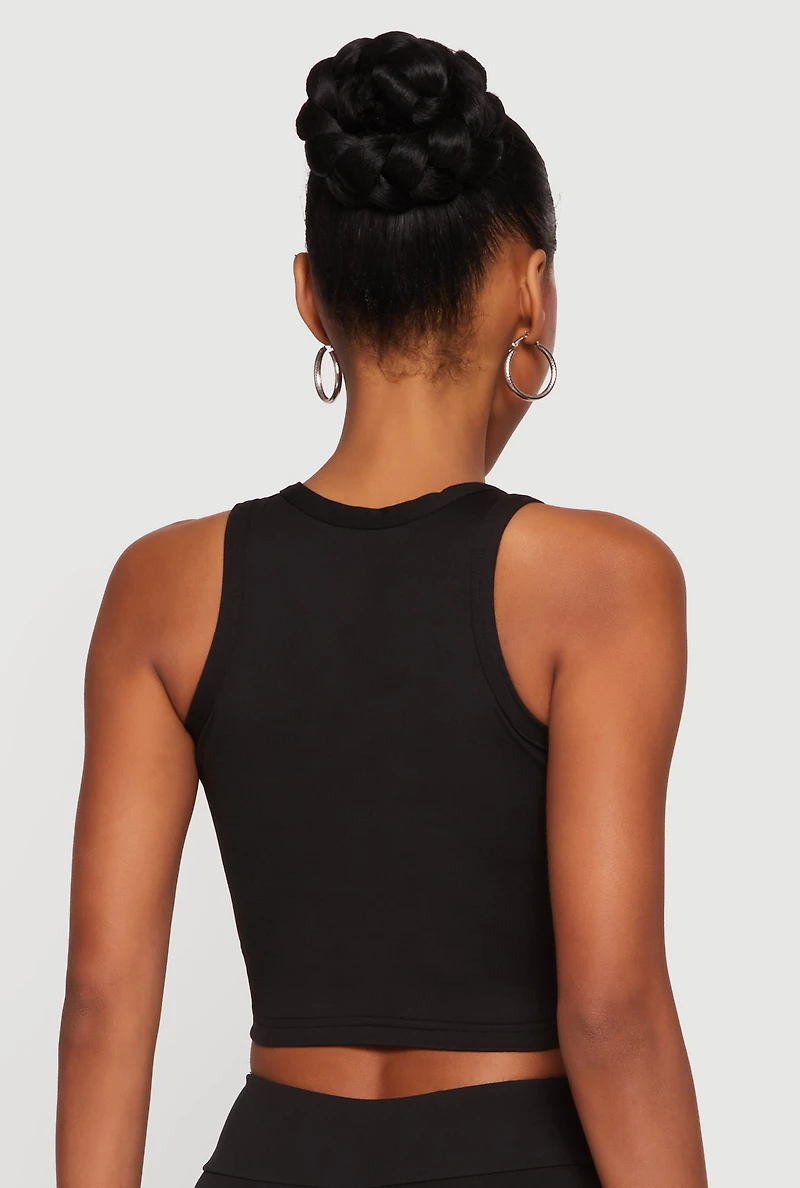Active Cropped Tank Top