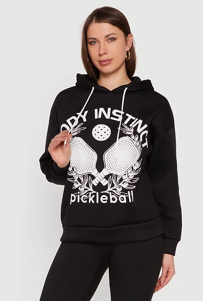 Body Instinct Pickleball Graphic Pullover Hoodie