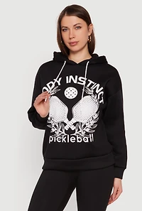 Body Instinct Pickleball Graphic Pullover Hoodie