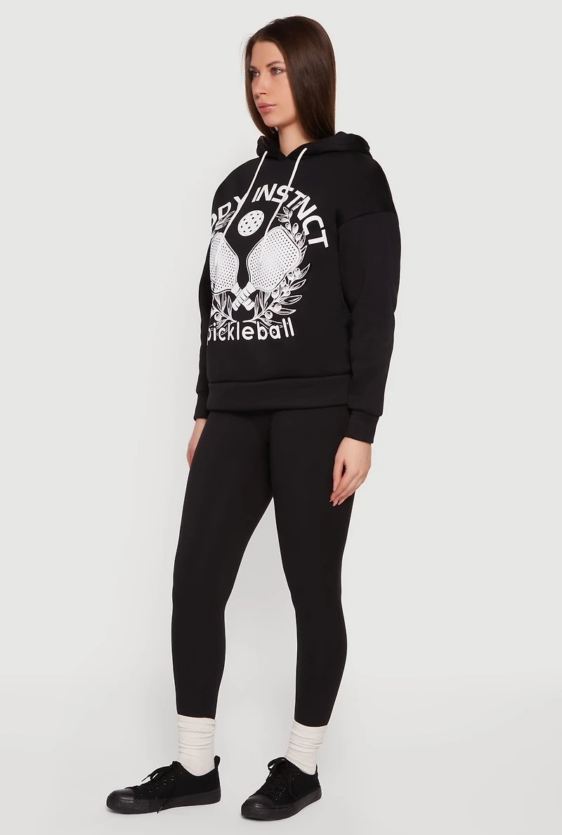 Body Instinct Pickleball Graphic Pullover Hoodie
