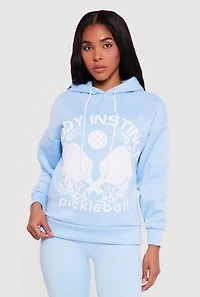 Body Instinct Pickleball Graphic Pullover Hoodie