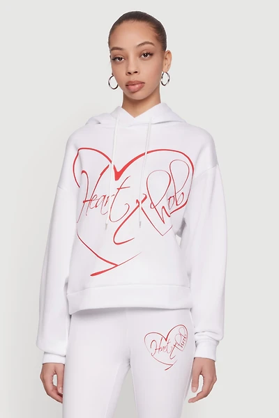 Heart Throb Graphic Pullover Hoodie