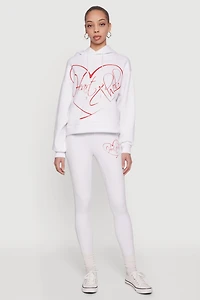 Heart Throb Graphic Pullover Hoodie