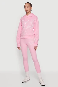 Heart Throb Graphic Pullover Hoodie