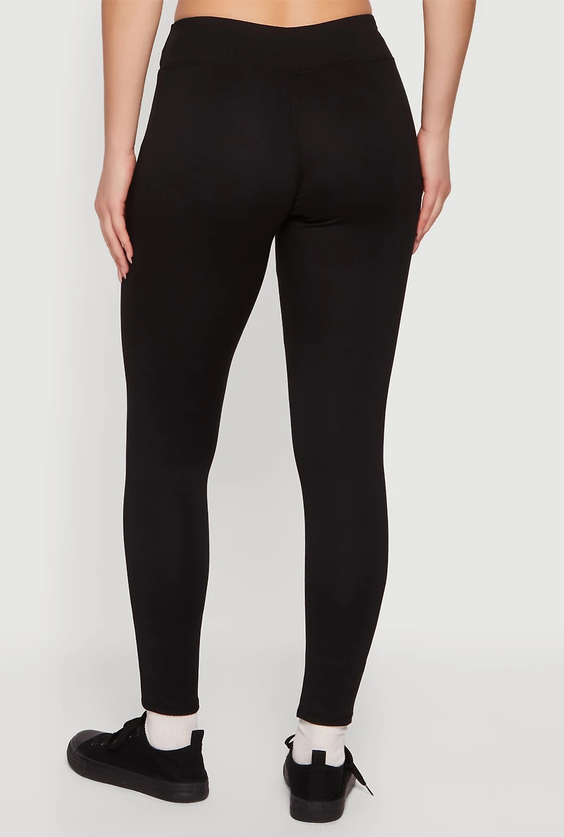 Heart Throb Graphic Print High Waisted Leggings