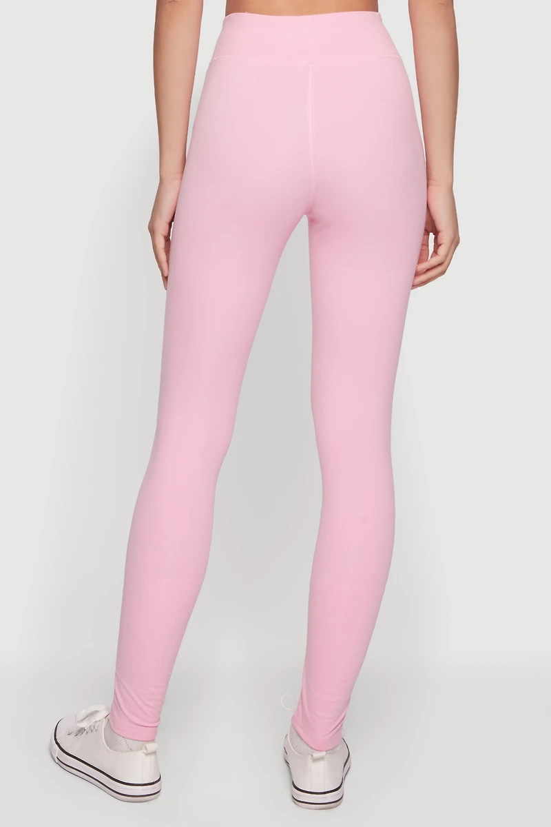 Heart Throb Graphic Print High Waisted Leggings