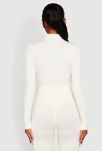 Womens Seamless Mineral Wash Crop Track Jacket,