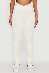 Seamless Mineral Wash Ruched High Waisted Leggings