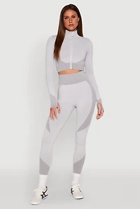 Womens Striped Detail Two Tone Track Jacket,