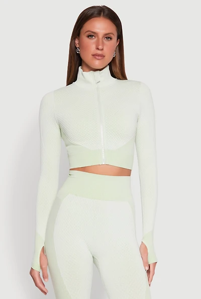 Womens Striped Detail Two Tone Track Jacket,