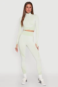 Striped Detail Two Tone Track Jacket