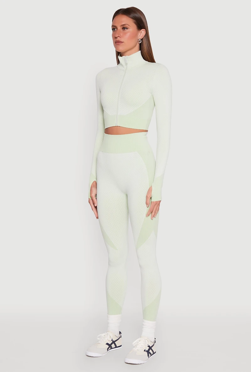 Striped Detail Two Tone Track Jacket