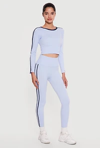 Varsity Stripe Side Seamless Leggings