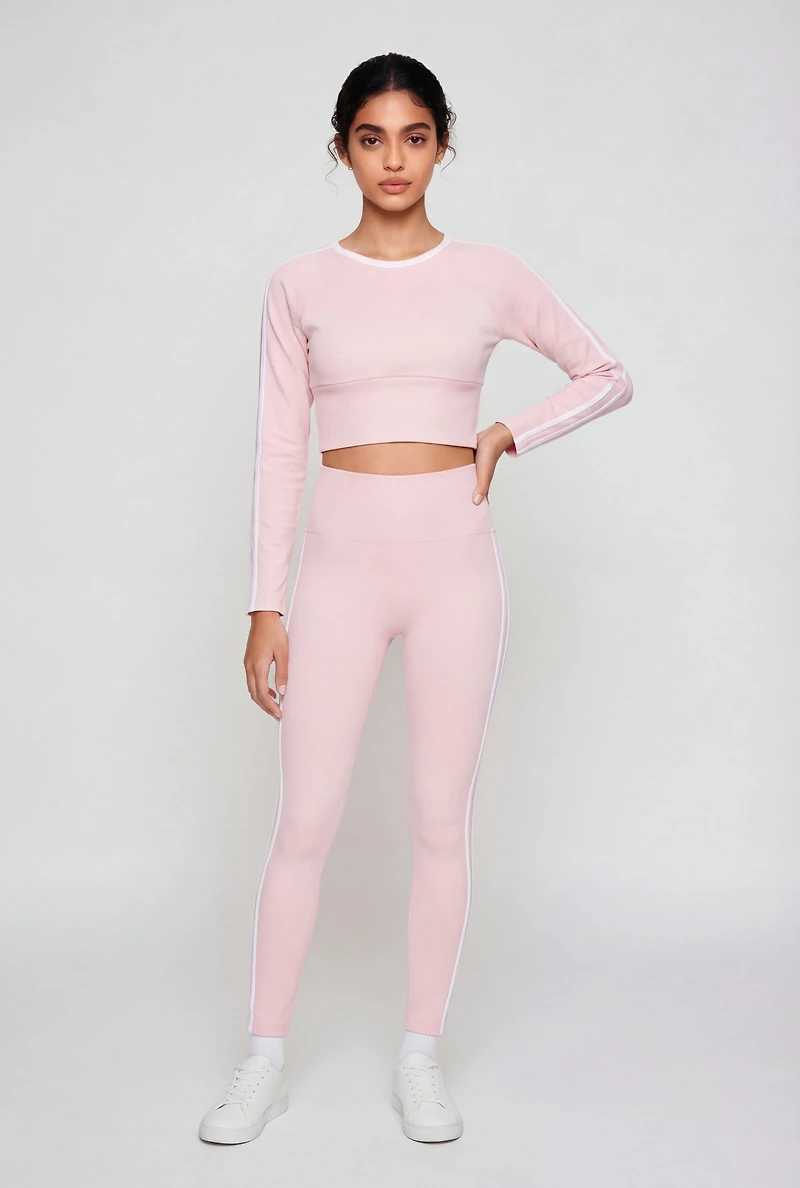 Varsity Stripe Side Seamless Leggings