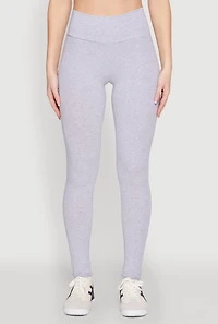 Womens High Waist Cropped Pocket Leggings, Grey, Size M