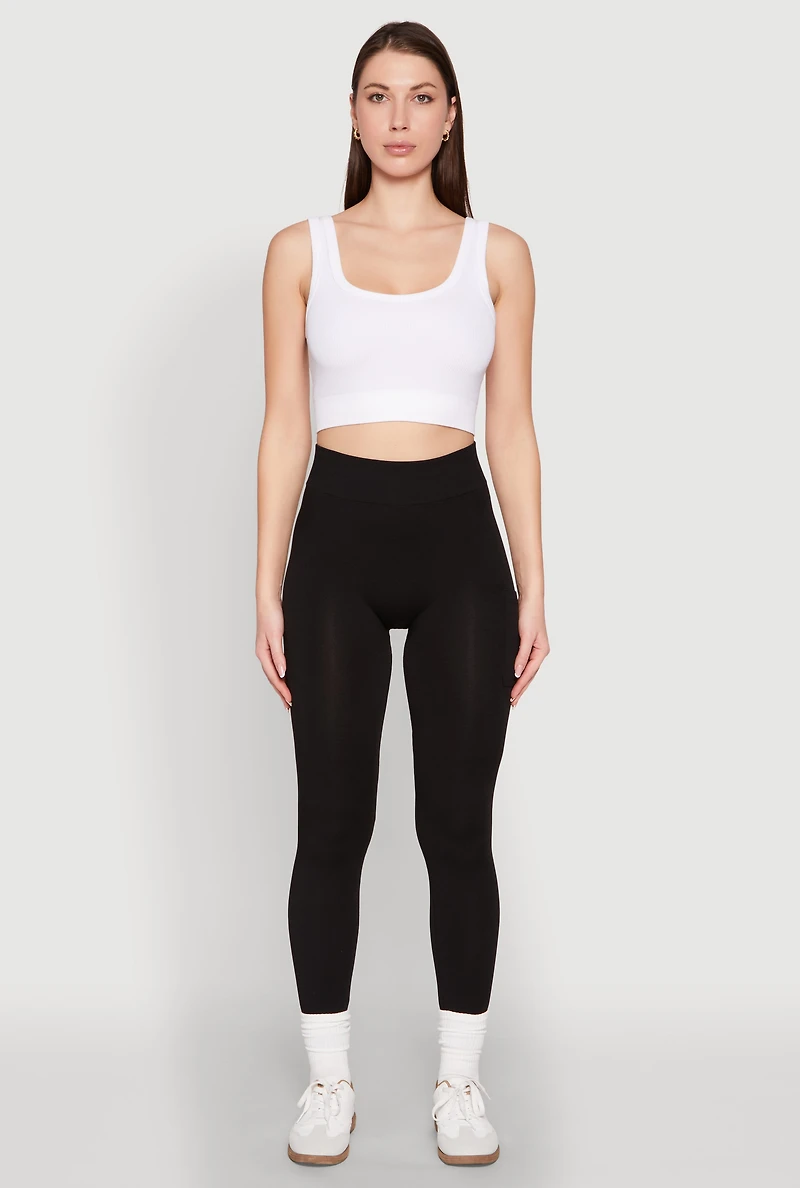 Side Pocket High Waist Leggings