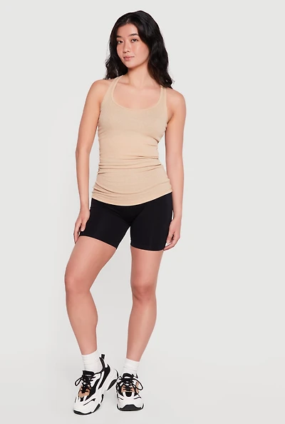 High Waist Seamless Bike Shorts