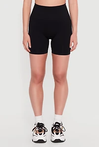 High Waist Seamless Bike Shorts