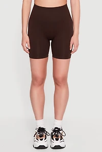 High Waist Seamless Bike Shorts