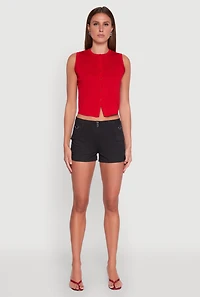 D Ring Tabbed Cargo Shorts