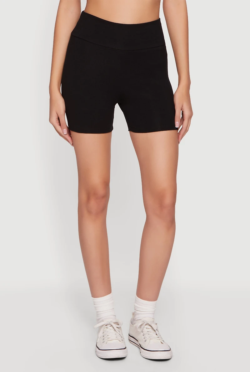 High Waisted Biker Shorts