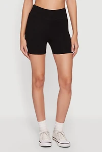 High Waisted Biker Shorts