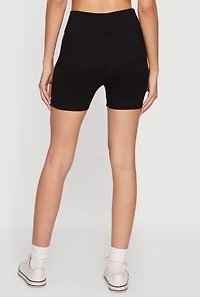 High Waisted Biker Shorts