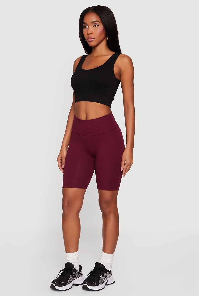 High Waisted Bike Shorts