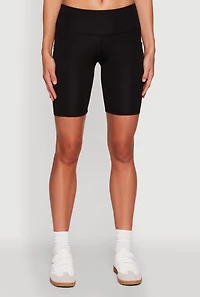 Womens Cellphone Pocket Biker Shorts, M