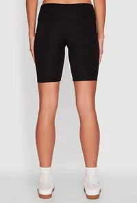 Womens Cellphone Pocket Biker Shorts, M