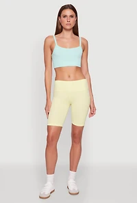 Cellphone Pocket Biker Shorts