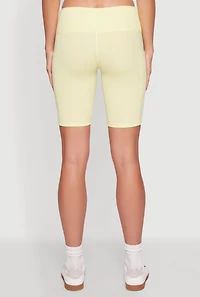 Cellphone Pocket Biker Shorts