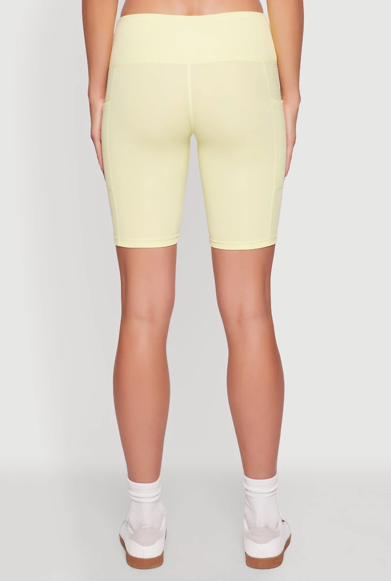 Cellphone Pocket Biker Shorts