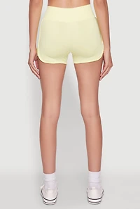 High Waisted Dolphin Shorts for Activewear