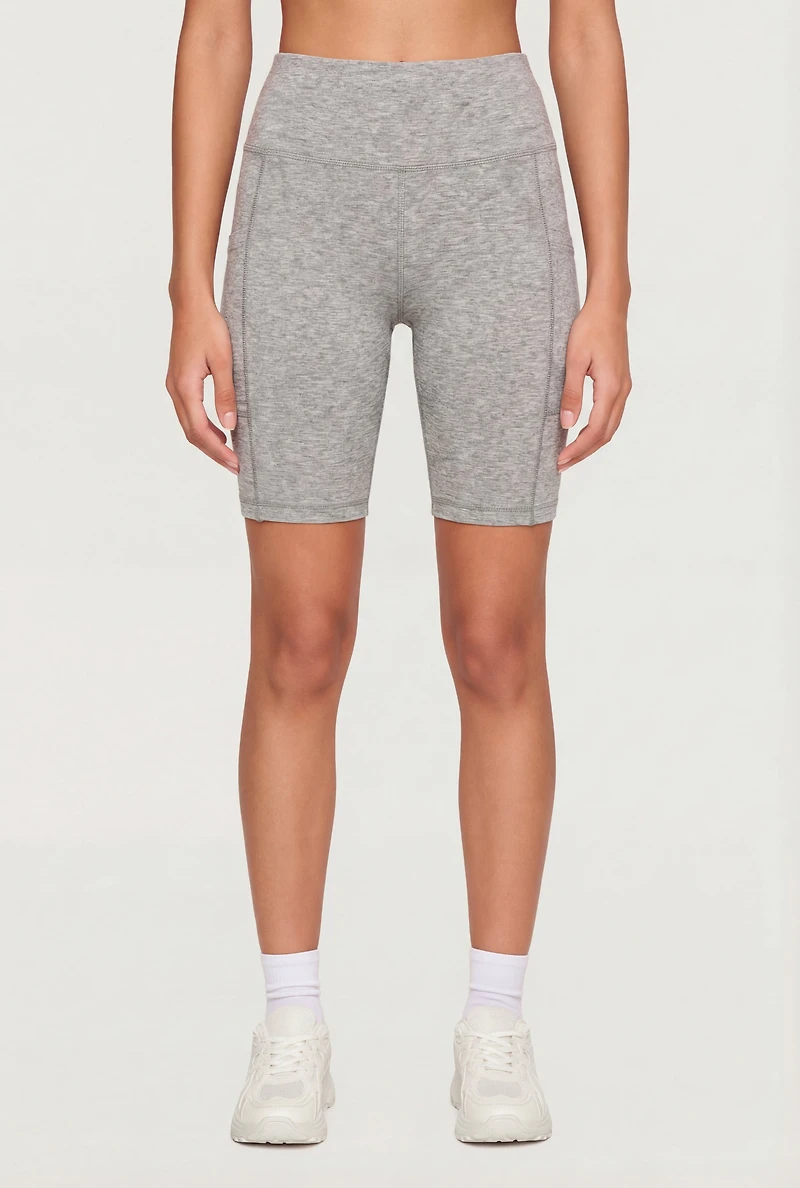 Tummy Tucker Cell Phone Pocket Biker Shorts