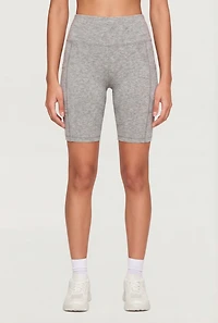Tummy Tucker Cell Phone Pocket Biker Shorts