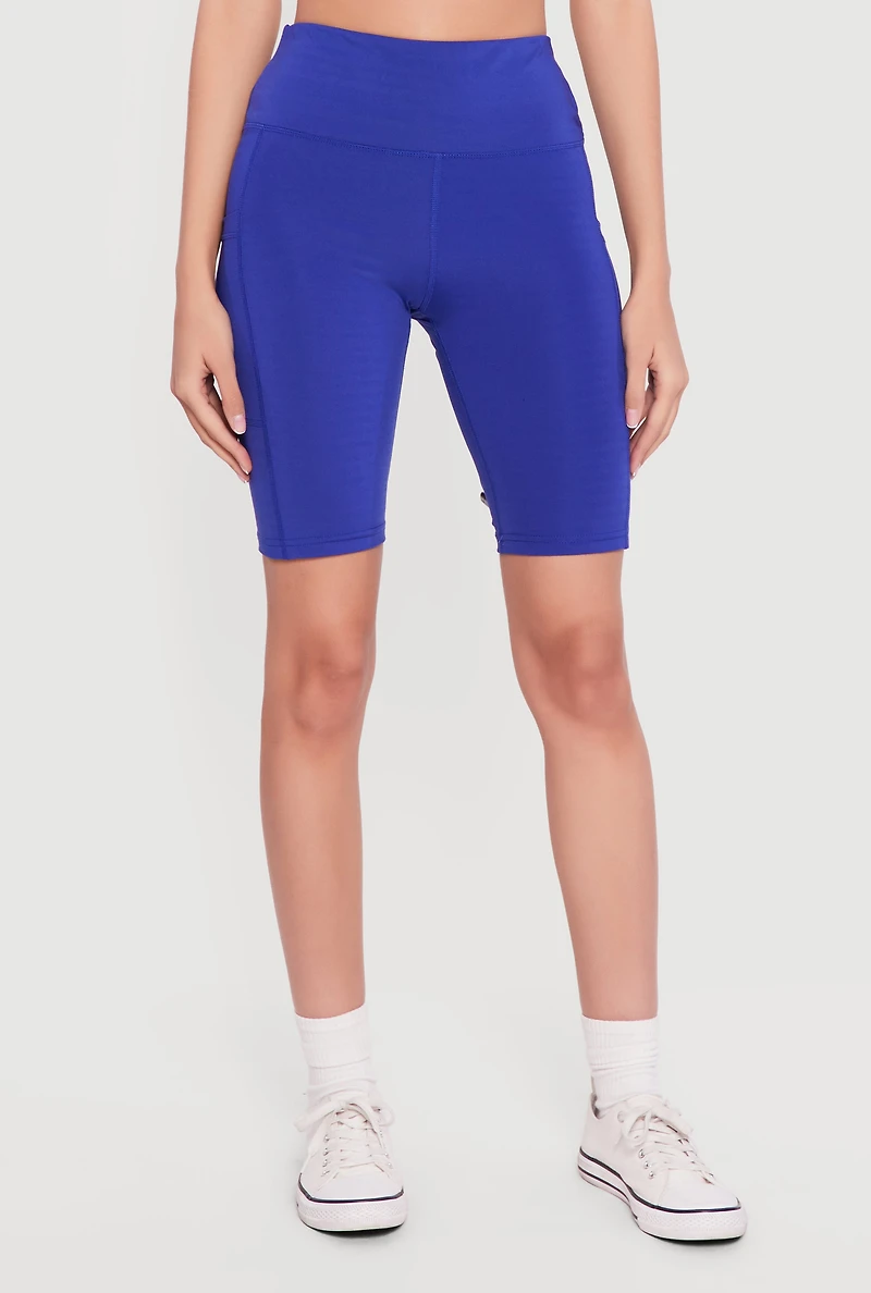 Tummy Tucker Cell Phone Pocket Biker Shorts