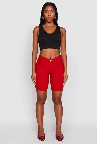 Hyper Stretch Pull On Bermuda Shorts