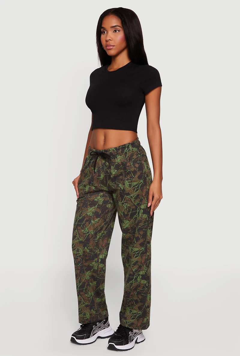 Hunter Camo Drawstring Waist Sweatpants